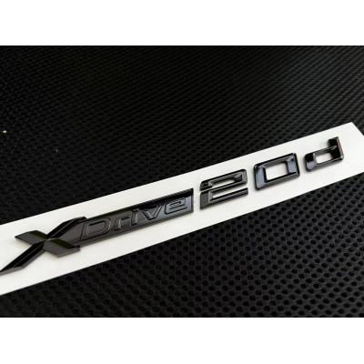 Автологотип шильдик емблема напис BMW Xdrive 20d Black Shadow Edition