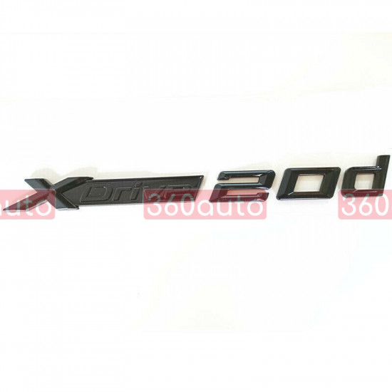 Автологотип шильдик емблема напис BMW Xdrive 20d Black Shadow Edition