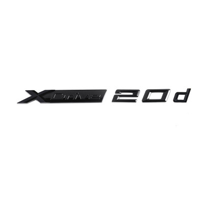 Автологотип шильдик эмблема надпись BMW Xdrive 20d Black Shadow Edition