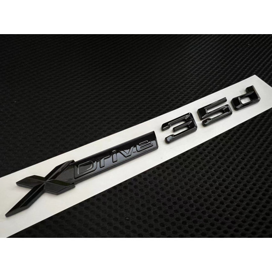 Автологотип шильдик емблема напис BMW Xdrive 35d Black Shadow Edition