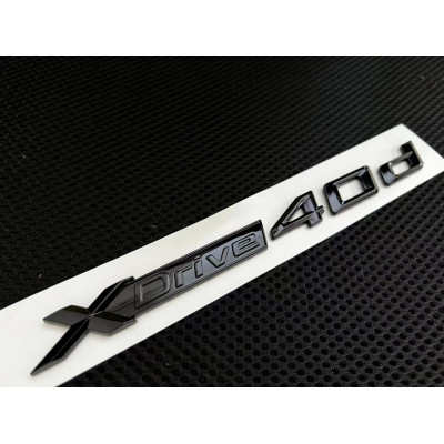 Автологотип шильдик емблема напис BMW Xdrive 40d Black Shadow Edition