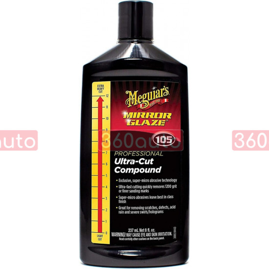 Полировальная паста ультра Meguiars Ultra-Cut Compound 237 мл M10508