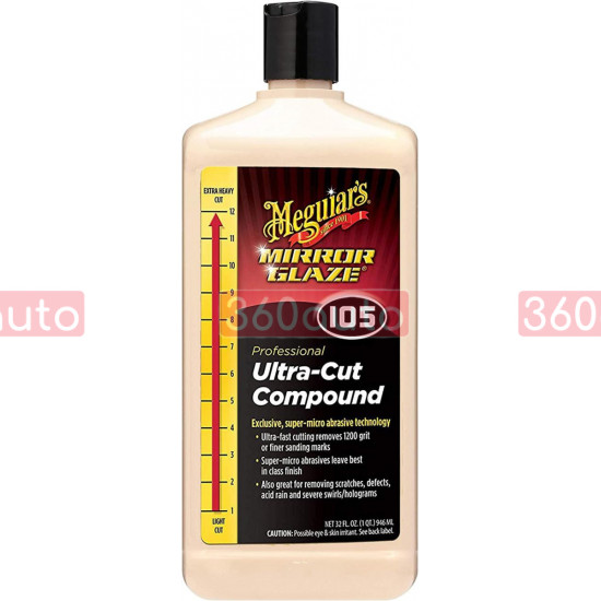 Полировальная паста ультра Meguiars Ultra-Cut Compound 946 мл M10532