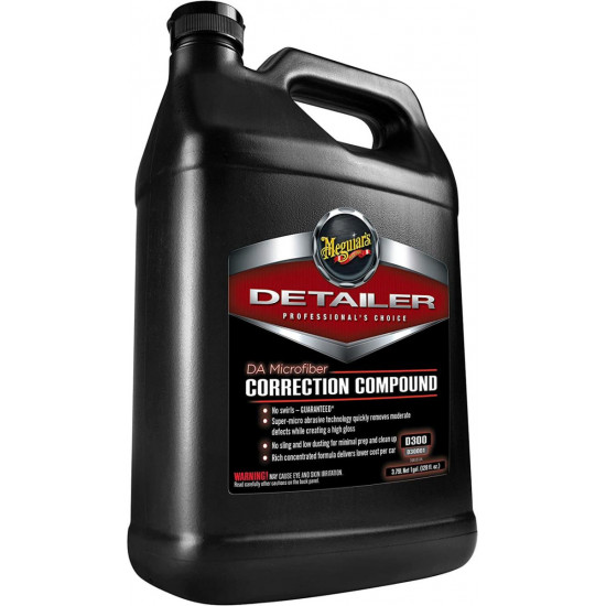 Корректирующая полировальная паста Meguiars Detailer DA Microfiber Correction Compound 3,79 л D30001