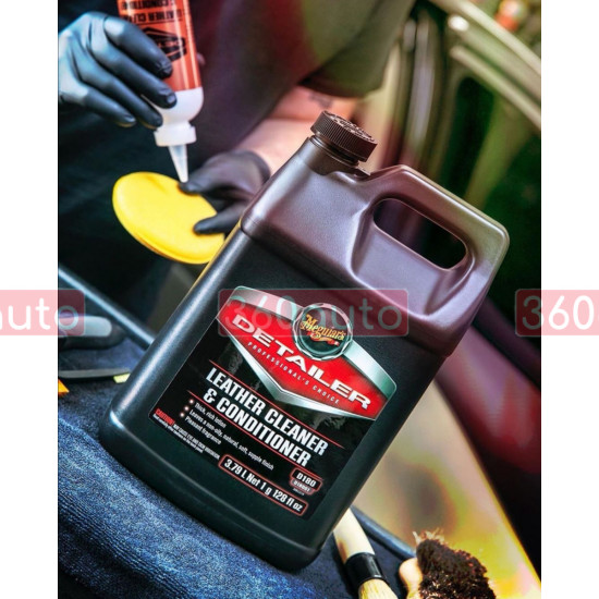 Очисник та кондиціонер для шкіри - Meguiar's Detailer Leather Cleaner and Conditioner 3,78 л. (D18001)