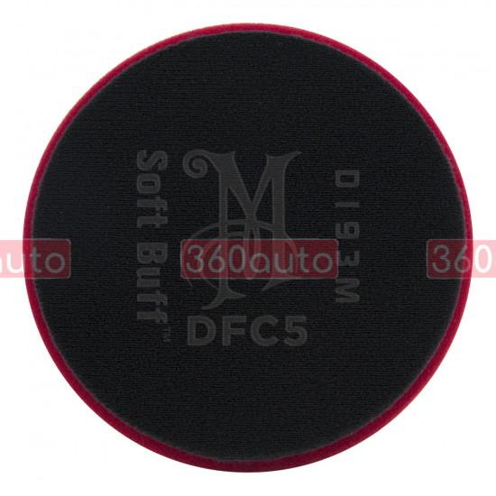 Полірувальний круг жорсткий — Meguiar's DA Soft Buff Foam Cutting Pad 140 мм. бордовий (DFC5)