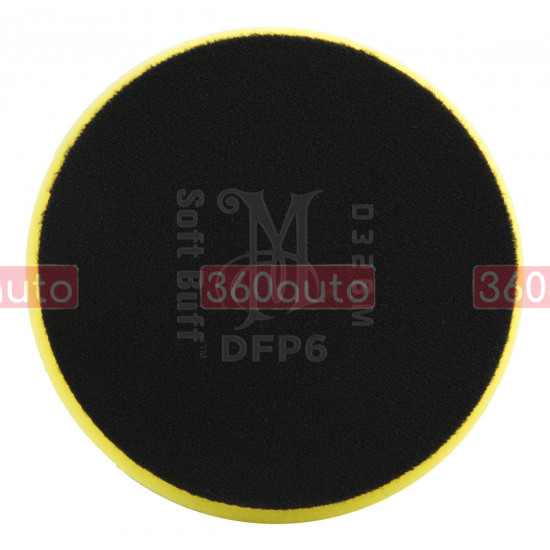 Полировальный круг средней жесткости Meguiars DA Soft Buff Foam Polishing Pad 159 мм желтый DFP6