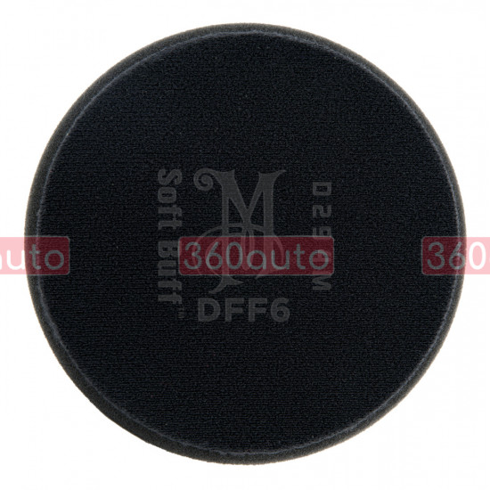 Полірувальний круг м'який - Meguiar's DA Soft Buff Foam Finishing Pad 159 мм. чорний (DFF6)