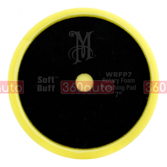 Полировальный круг средней жесткости Meguiars Rotary Foam Polishing Pad 7" 178 мм желтый WRFP7