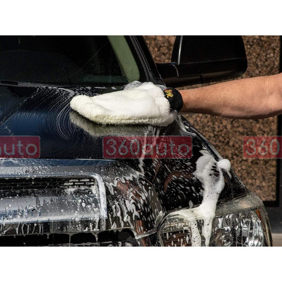 Рукавица микрофибровая для мойки Meguiars Ultimate Microfiber Wash Mitt 20х25 см E102EU