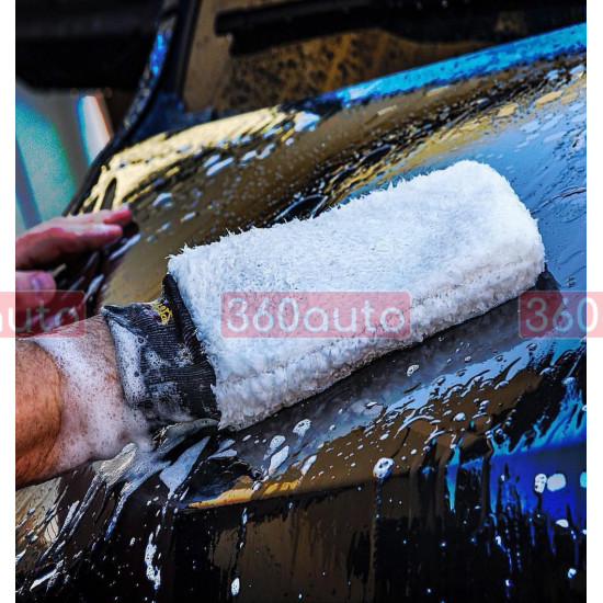 Рукавица микрофибровая для мойки Meguiars Ultimate Microfiber Wash Mitt 20х25 см E102EU