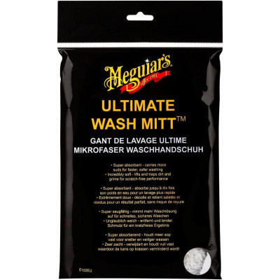 Рукавиця мікрофіброва для мийки - Meguiar's Ultimate Microfiber Wash Mitt 20х25 см. (E102EU)