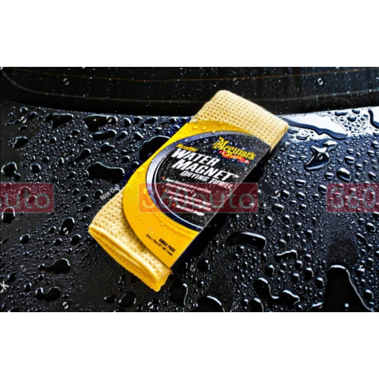 Полотенце вафельное для сбора воды Meguiars Water Magnet Microfiber Drying Towel 55х76 см желтый X2000EU