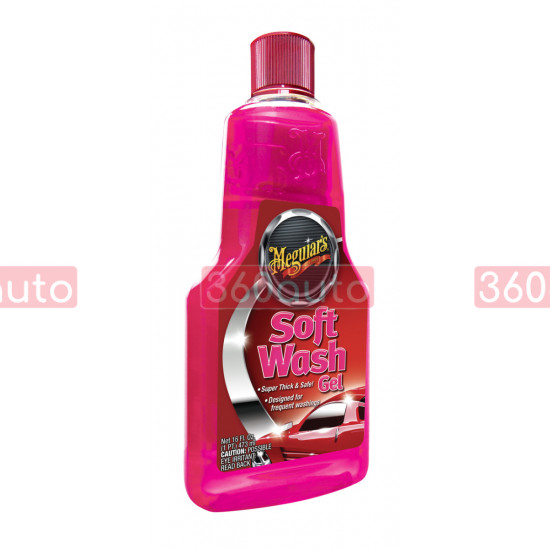 Автомобильный шампунь гель Meguiars Soft Wash Gel 473 мл А2516