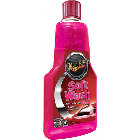 Автомобильный шампунь гель Meguiars Soft Wash Gel 473 мл А2516