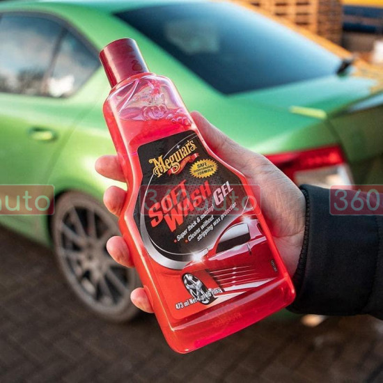 Автомобильный шампунь гель Meguiars Soft Wash Gel 473 мл А2516