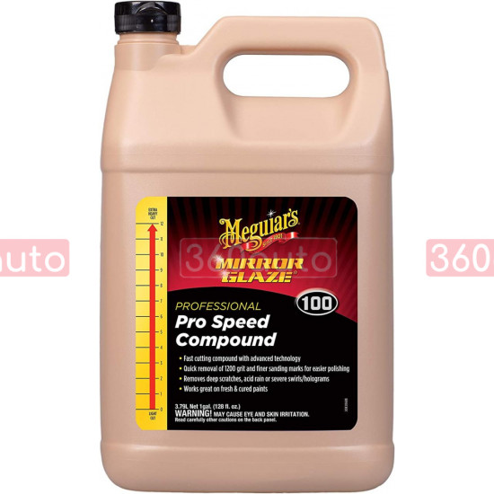 Полірувальна паста універсальна - Meguiar's Pro Speed Compound 3,79 л. (M10001)