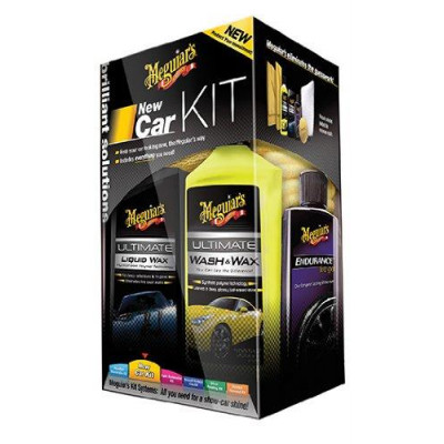 Подарунковий набір для догляду за новим автомобілем - Meguiar's New Car Kit (G3200)