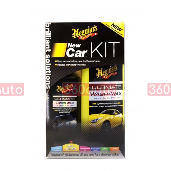 Подарочный набор для ухода за новым автомобилем Meguiars New Car Kit G3200