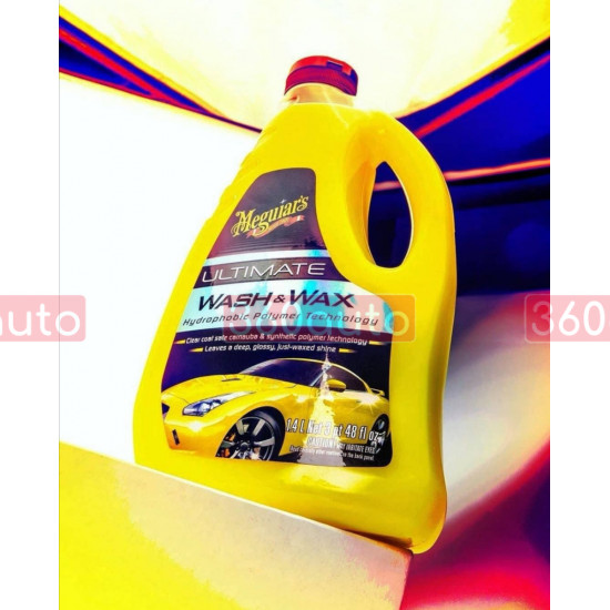 Автомобильный шампунь с воском Meguiars Ultimate Wash Wax 1,42 л G17748