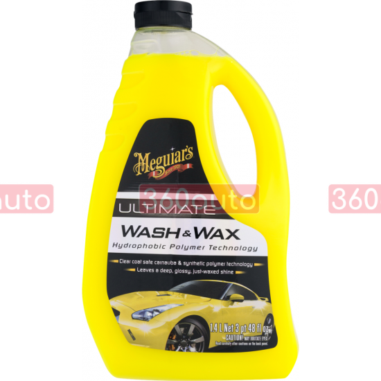 Автомобільний шампунь з воском - Meguiar's Ultimate Wash & Wax 1,42 л. (G17748)