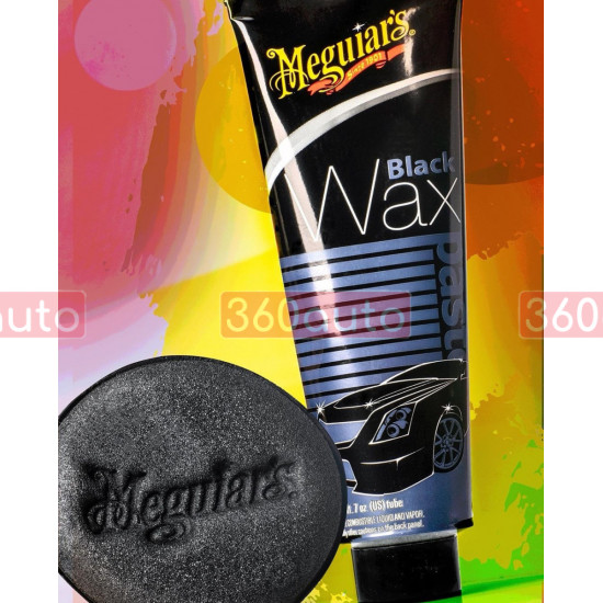 Віск для чорних автомобілів - Meguiar's Black Wax 198 г. (G6207)