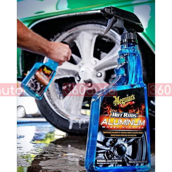 Очищувач для алюмінієвих дисків - Meguiar's Hot Rims Aluminum Wheel Cleaner 709 мл. (G14324)