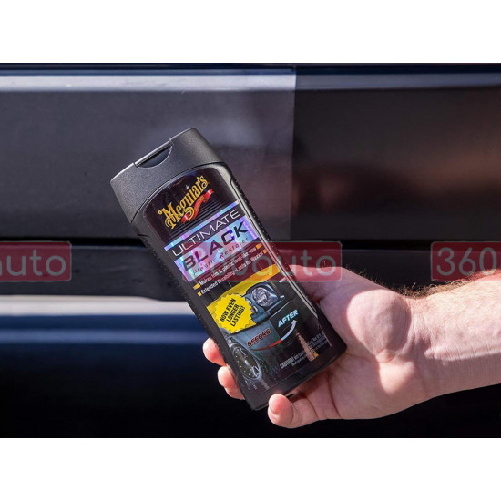 Лосьон для чернение внешнего пластика Meguiars Ultimate Black Plastic Restorer Lotion 355 мл G15812EU