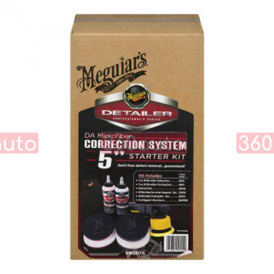 Набір для корекційного полірування - Meguiar's DA Microfiber Correction System 5" Starter Kit (DMCKIT5)