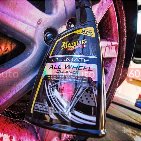 Очищувач для дисків з реагентом - Meguiar's Ultimate All Wheel Cleaner 709 мл. (G180124)