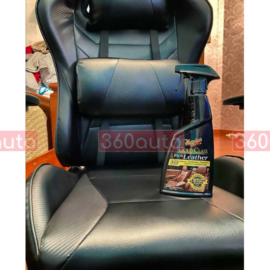 Спрей 3 в 1 для догляду за шкіряним салоном - Meguiar's Gold Class™ Rich Leather Spray 450 мл. (G10916)