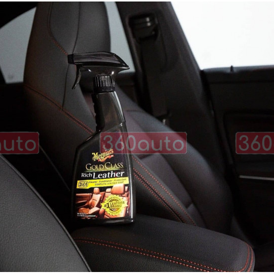 Спрей 3 в 1 для догляду за шкіряним салоном - Meguiar's Gold Class™ Rich Leather Spray 450 мл. (G10916)