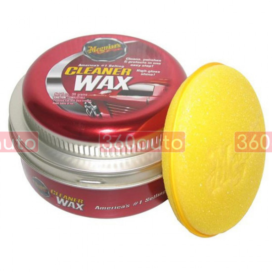 Очищувач твердий віск - Meguiar's Cleaner Wax Paste 311 г. (A1214)