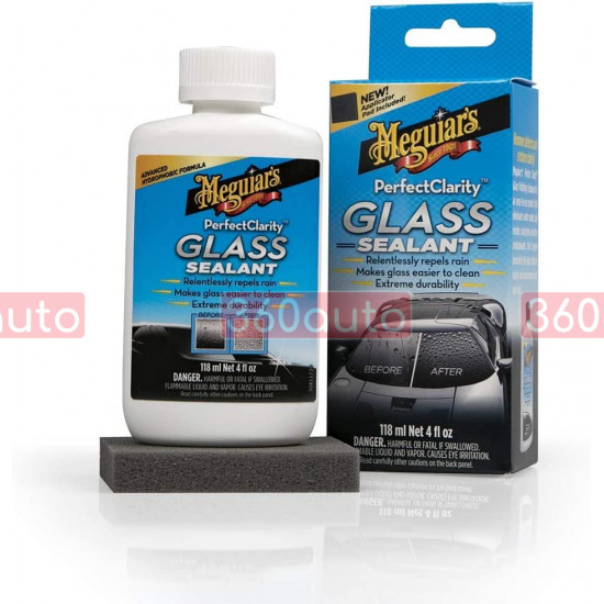 Защитный силант "Антидождь" для стекол Meguiars Perfect Clarity Glass Sealant 118 мл G8504