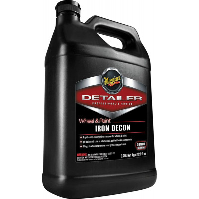 Чистка кузова и дисков от частиц металла Meguiars Detailer Wheel Paint Iron Decon 3,79 л D180101