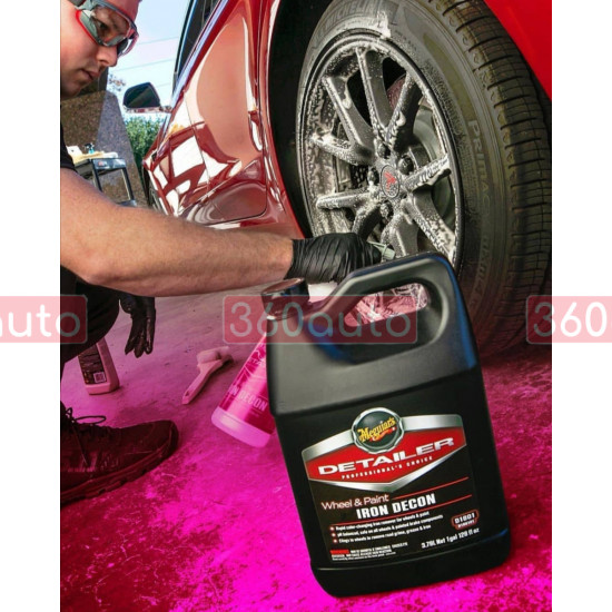 Чистка кузова и дисков от частиц металла Meguiars Detailer Wheel Paint Iron Decon 3,79 л D180101