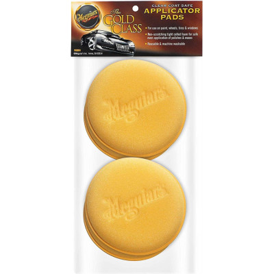 Набор аппликаторов поролоновых Meguiars Gold Class Foam Applicator Pads 4 шт желтый W0004