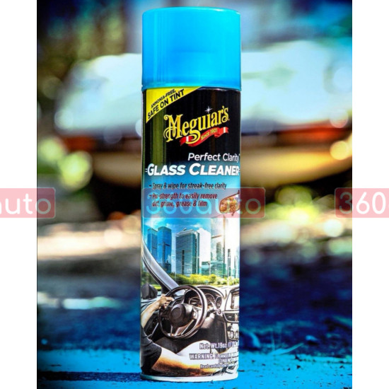 Очищувач для скла аерозольний - Meguiar's Perfect Clarity Glass Cleaner Aero 539 г. (G190719)