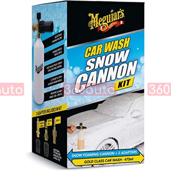 Комплект пінної насадки з шампунем - Meguiar Gold Calss Snow Foam Cannon Kit 473 мл. (G192000EU)