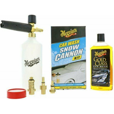 Комплект пенной насадки с шампунем Meguiar Gold Calss Snow Foam Cannon Kit 473 мл G192000EU