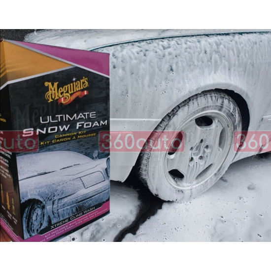Комплект пенной насадки с шампунем Meguiars Ultimate Snow Foam Cannon Kit 946 мл G194000EU