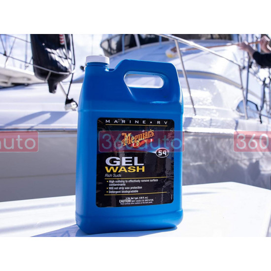 Шампунь для лодок Meguiars Marine/RV Rich Suds Gel Wash Liquid 3,79 л M5401
