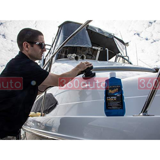 Воск карнауба для лодок Meguiars Marine / RV Pure Wax Carnauba Blend Liquid 473 мл M5616