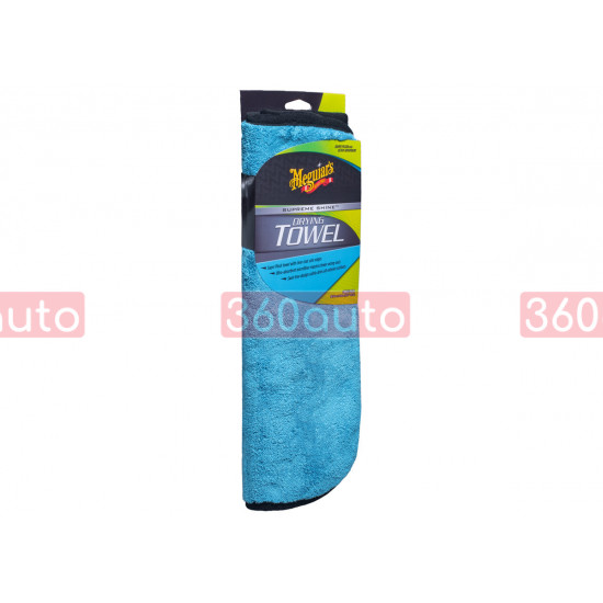 Мікрофібровий рушник для сушки - Meguiar`s Supreme Shine™ Drying Towel 39,37x54,61 см. синій (X210100)