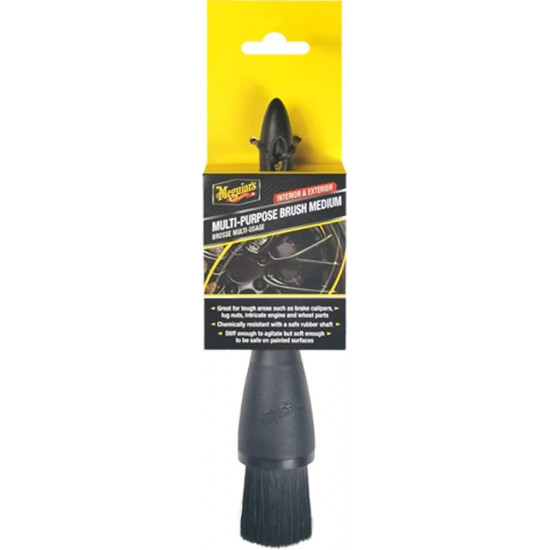 Щетка универсальная средняя Meguiars Multi-Purpose Brush Medium 20 см черный X210500EU