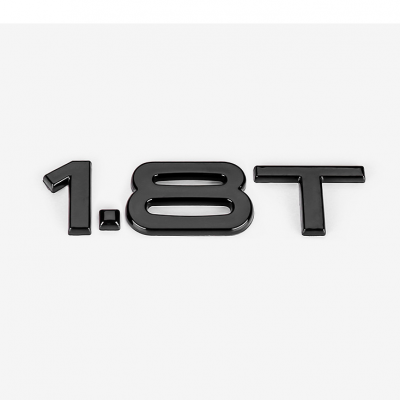 Автологотип шильдик емблема напис Audi 1.8T Black 360auto-401636