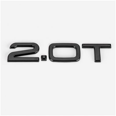 Автологотип шильдик емблема напис Audi 2.0T Black 360auto-401637