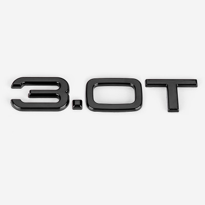 Автологотип шильдик емблема напис Audi 3.0T Black 360auto-401638