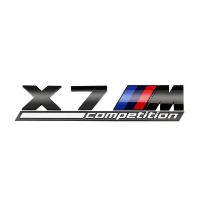 Автологотип шильдик эмблема надпись BMW X7M Competition Black Shadow Edition 360auto-401639