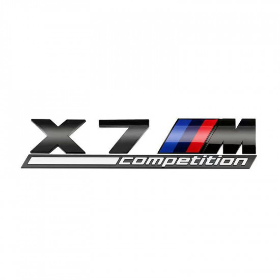 Автологотип шильдик емблема напис BMW X7M Competition Black Shadow Edition 360auto-401639